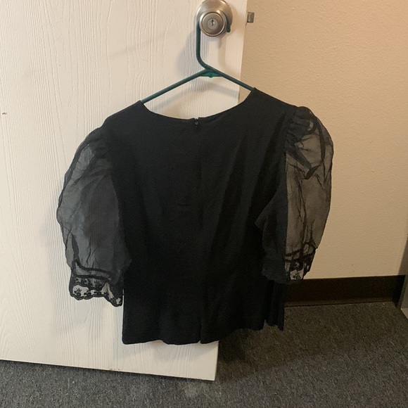 Zara Black puffer blouse. Size XL - Picture 3 of 4